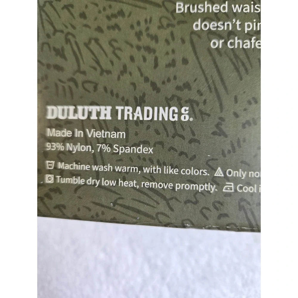 Duluth Trading Co Buck Naked Boxer Briefs 3-Pack Mens Medium 32-34 Olive Black